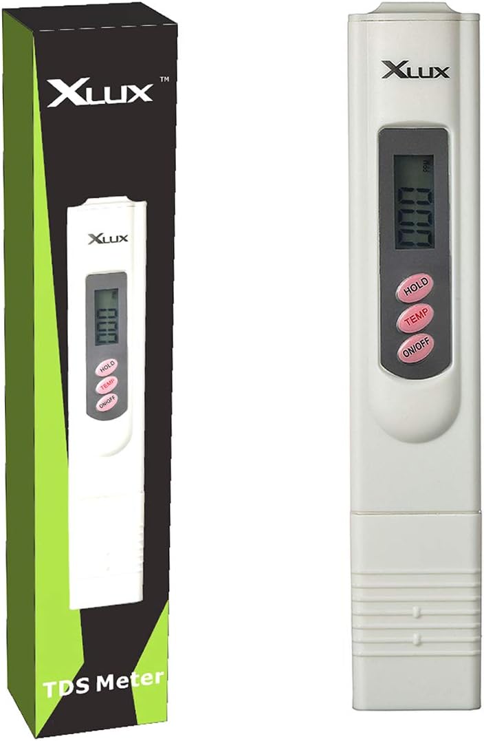 Medidor XLUX para comparar el TDS del agua de Barcelona