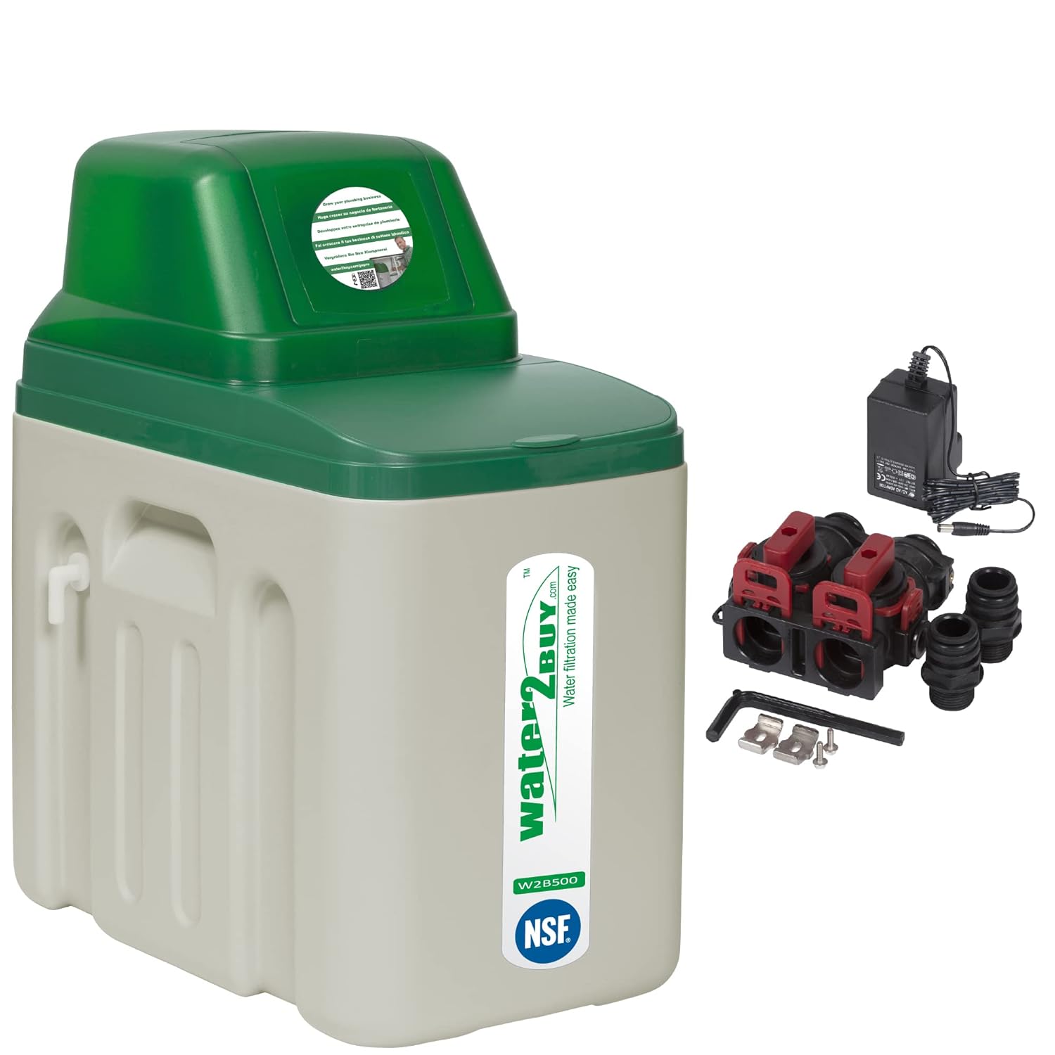 Descalcificador Water2Buy W2B500 para mayor consumo doméstico