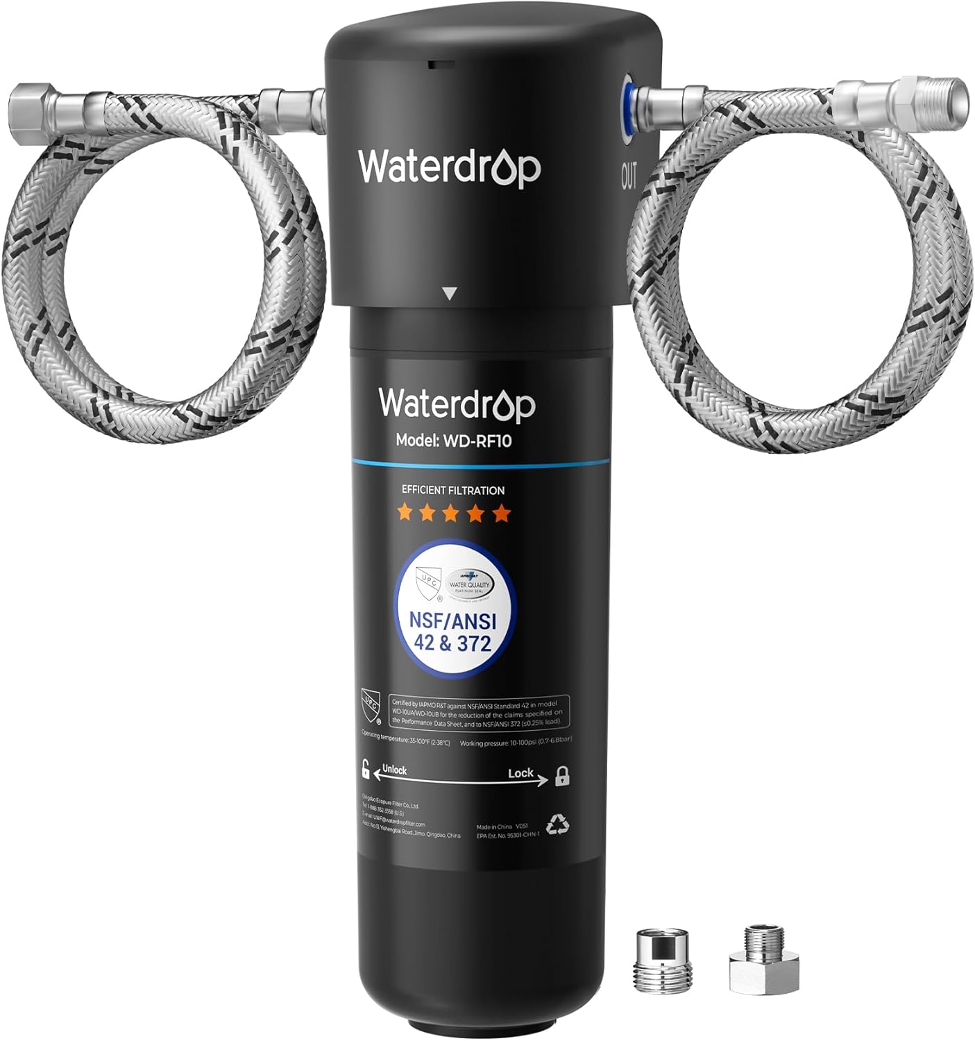 Waterdrop 10UA, filtro de agua bajo fregadero de conexión directa