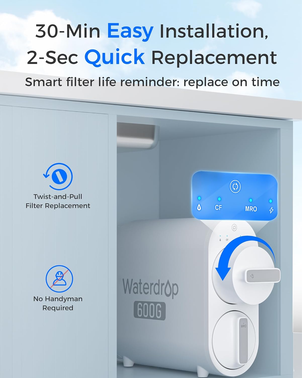 Waterdrop WD-G2CF filtro compuesto