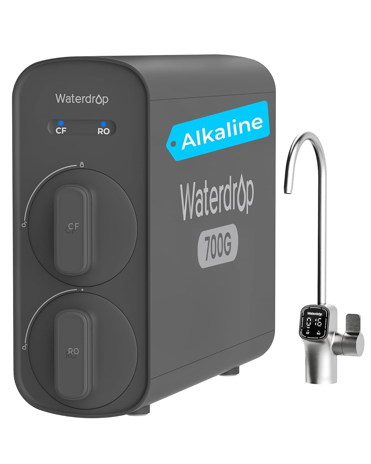 Sistema Waterdrop G5P700A de ósmosis inversa alcalina con mineralización