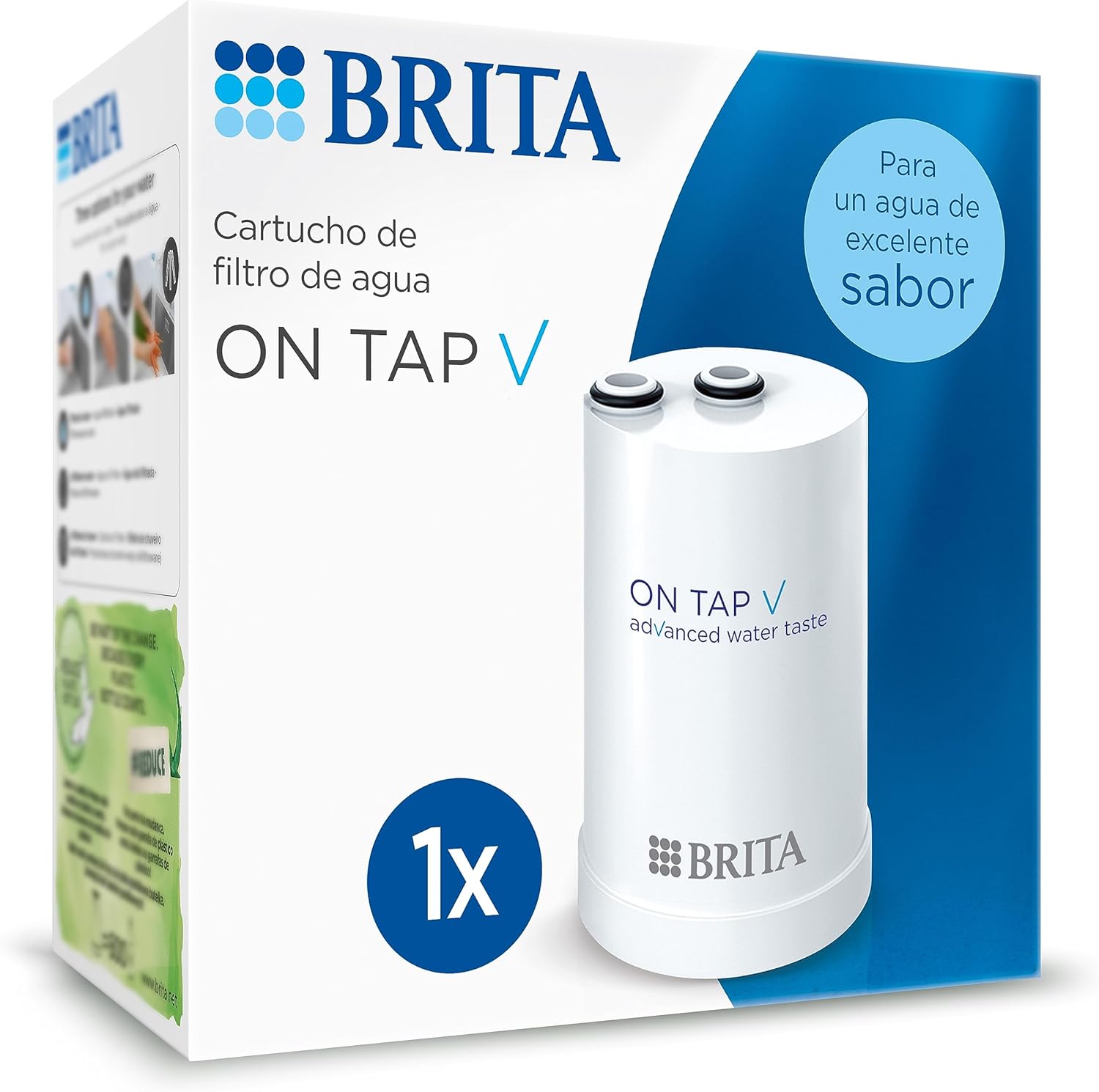 BRITA ON TAP V, cartucho original de recambio de 600 litros