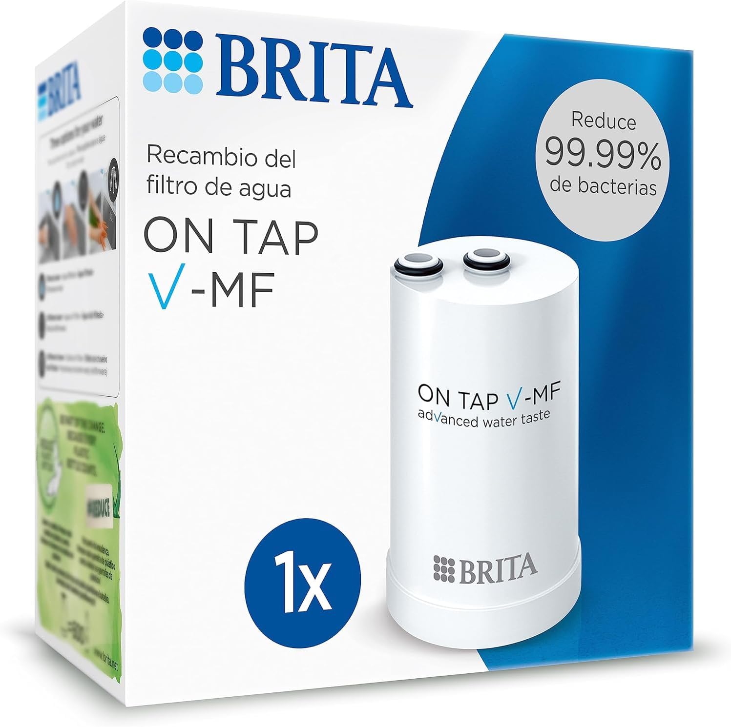 BRITA ON TAP V-MF, cartucho original de recambio de 600 litros