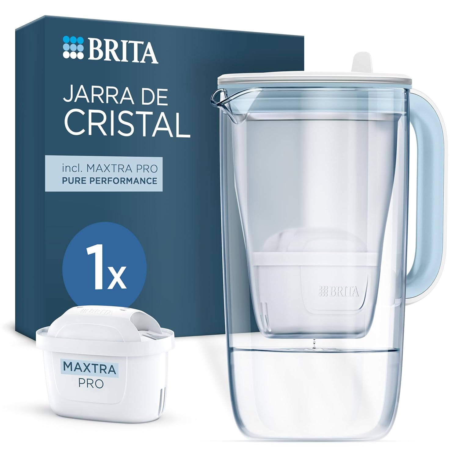 BRITA Glass jarra filtrante de cristal 2,5 litros
